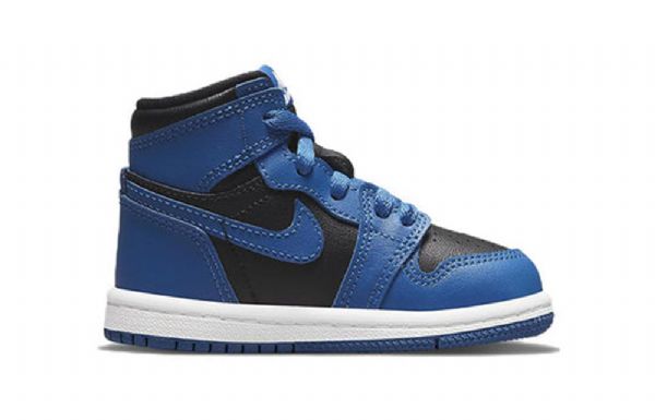 Nike Air Jordan 1 Retro High Tops Og Td Sko Barn Mørke Blå