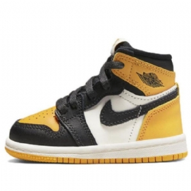 Nike Air Jordan 1 Retro High Tops Og Td Sko Herre Gul