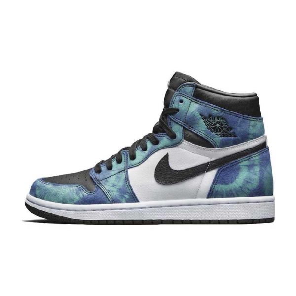 Nike Air Jordan 1 Retro High Tops Og Tie Dye Sko Herre Multicolor