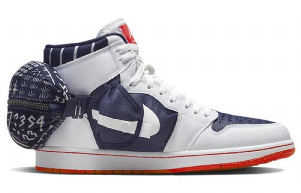 Nike Air Jordan 1 Retro High Tops Og Utility Basketball Shoes Herre Marineblå