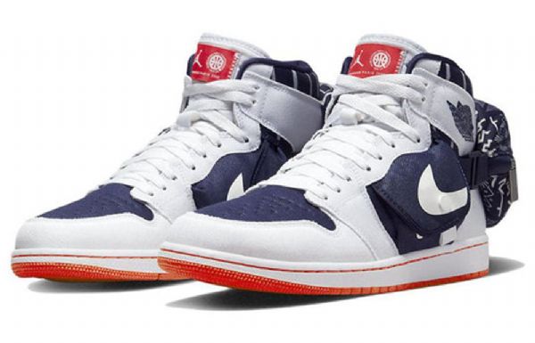 Nike Air Jordan 1 Retro High Tops Og Utility Basketball Shoes Herre Marineblå