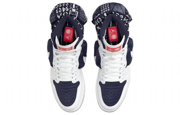 Nike Air Jordan 1 Retro High Tops Og Utility Basketball Shoes Herre Marineblå
