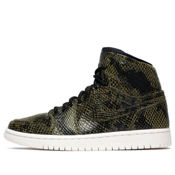 Nike Air Jordan 1 Retro High Tops Premium Basketball Shoes Dame Armygreen