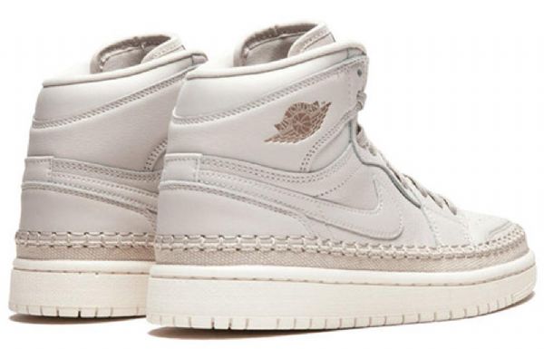 Nike Air Jordan 1 Retro High Tops Premium Basketball Shoes Dame Lyse Grå