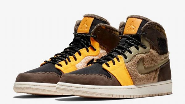 Nike Air Jordan 1 Retro High Tops Premium Utility Sko Dame Multicolor