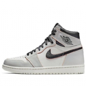 Nike Air Jordan 1 Retro High Tops Sb Basketball Shoes Herre Grå