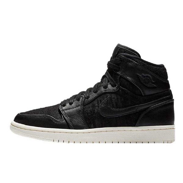 Nike Air Jordan 1 Retro High Tops Sko Herre Svarte Hvite
