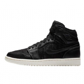 Nike Air Jordan 1 Retro High Tops Sko Herre Svarte Hvite