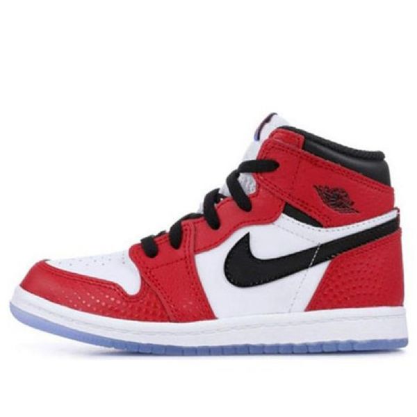 Nike Air Jordan 1 Retro High Tops Td Sko Barn Rød Hvite