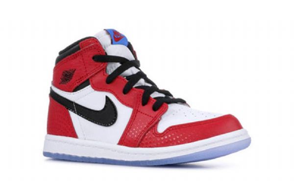 Nike Air Jordan 1 Retro High Tops Td Sko Barn Rød Hvite