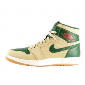 Nike Air Jordan 1 Retro High Tops The Return Gorge Sko Herre Grønn Brune