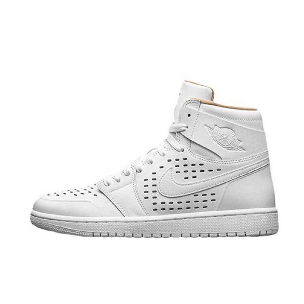 Nike Air Jordan 1 Retro High Tops Vachetta Sko Herre Hvite