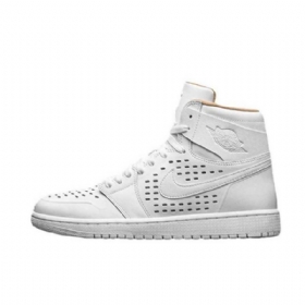 Nike Air Jordan 1 Retro High Tops Vachetta Sko Herre Hvite