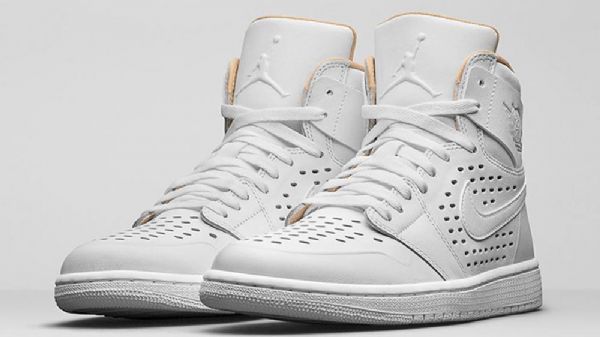 Nike Air Jordan 1 Retro High Tops Vachetta Sko Herre Hvite