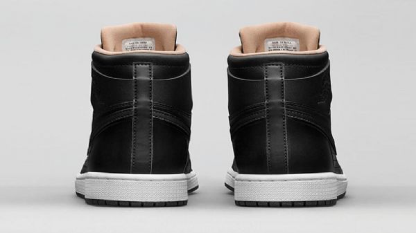 Nike Air Jordan 1 Retro High Tops Vachetta Sko Herre Svarte