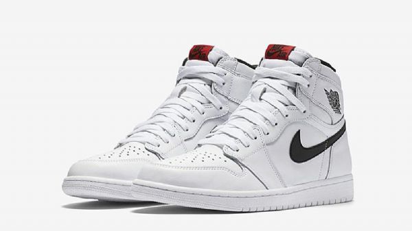 Nike Air Jordan 1 Retro High Tops Yin Yang Sko Herre Hvite