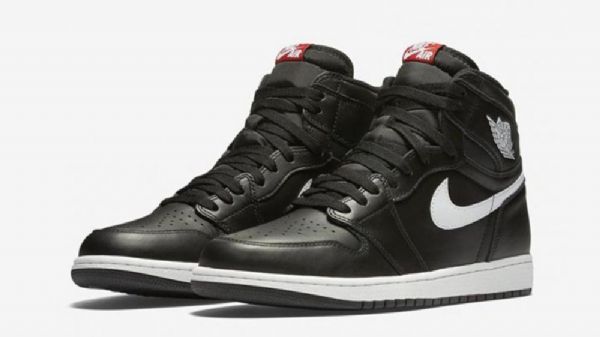 Nike Air Jordan 1 Retro High Tops Yin Yang Sko Herre Svarte