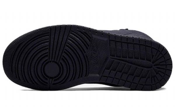 Nike Air Jordan 1 Retro High Tops Zip Basketball Shoes Dame Blå