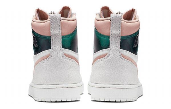 Nike Air Jordan 1 Retro High Tops Zip Basketball Shoes Dame Grønn