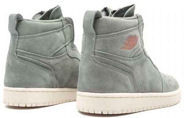 Nike Air Jordan 1 Retro High Tops Zip Basketball Shoes Dame Grønn