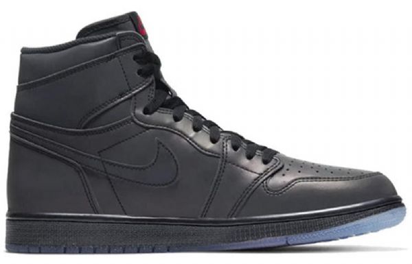 Nike Air Jordan 1 Retro High Tops Zoom Basketball Shoes Herre Svarte