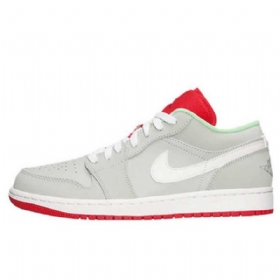 Nike Air Jordan 1 Retro Low Tops Hare Sko Herre Grå