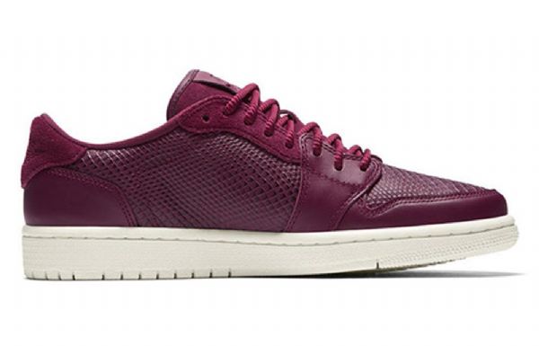 Nike Air Jordan 1 Retro Low Tops Ns Basketball Shoes Dame Burgunder