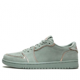 Nike Air Jordan 1 Retro Low Tops Ns Basketball Shoes Dame Grønn