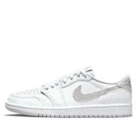 Nike Air Jordan 1 Retro Low Tops Og Basketball Shoes Dame Grå