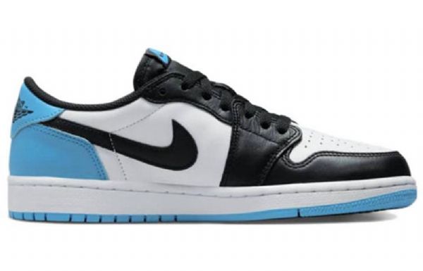 Nike Air Jordan 1 Retro Low Tops Og Basketball Shoes Dame Svarte Mørke Blå
