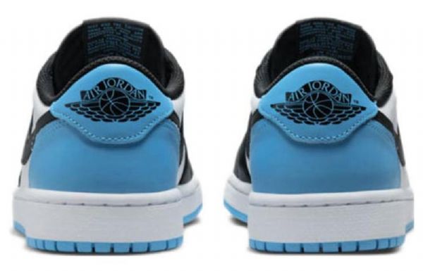 Nike Air Jordan 1 Retro Low Tops Og Basketball Shoes Dame Svarte Mørke Blå