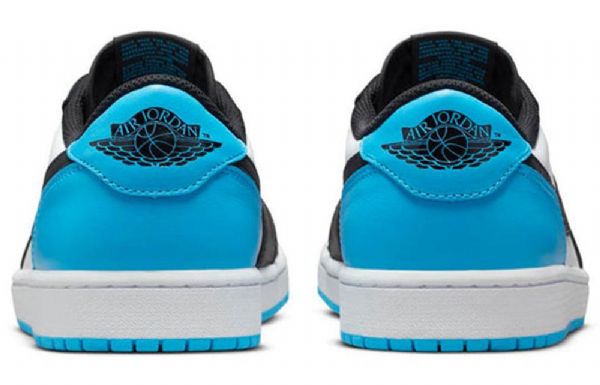 Nike Air Jordan 1 Retro Low Tops Og Basketball Shoes Herre Blå Hvite