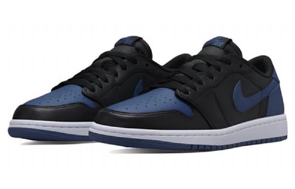Nike Air Jordan 1 Retro Low Tops Og Joggesko Dame Marineblå