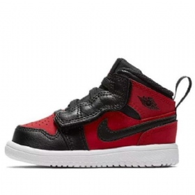 Nike Air Jordan 1 Retro Mid Tops Alt Td Sko Barn Rød