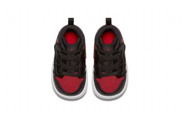 Nike Air Jordan 1 Retro Mid Tops Alt Td Sko Barn Rød
