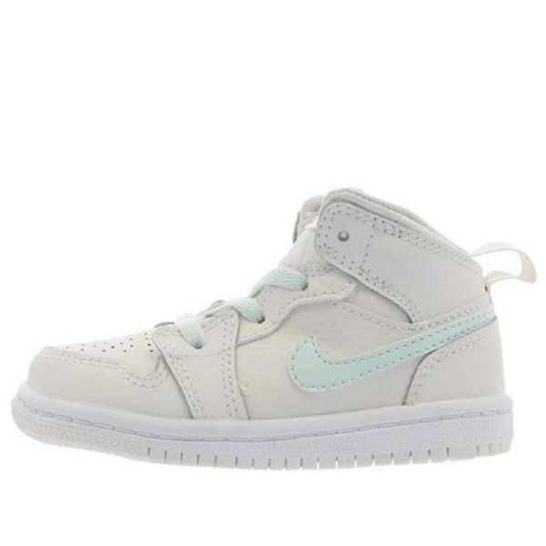 Nike Air Jordan 1 Retro Mid Tops Gt Basketball Shoes Barn Grå