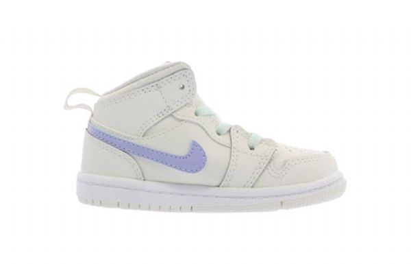 Nike Air Jordan 1 Retro Mid Tops Gt Basketball Shoes Barn Grå
