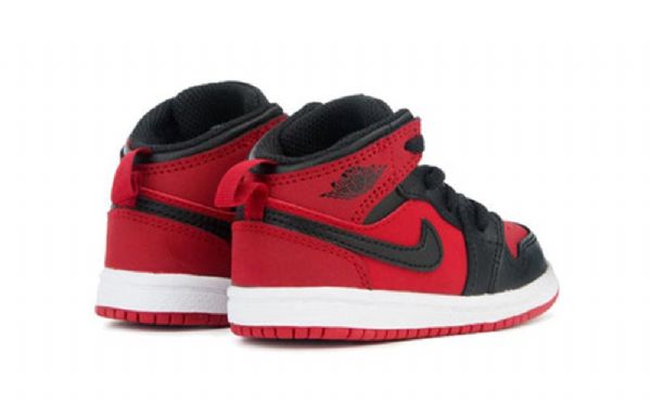 Nike Air Jordan 1 Retro Mid Tops Td Sko Barn Rød