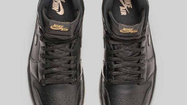 Nike Air Jordan 1 Retro Og Sko Herre Svarte