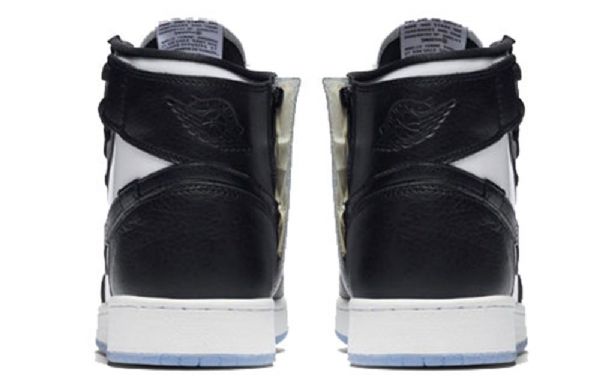 Nike Air Jordan 1 Retro Rebel Basketball Shoes Dame Svarte Hvite