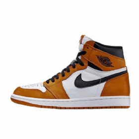 Nike Air Jordan 1 Reverse Shatteredboard Sko Herre Brune Hvite