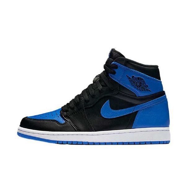 Nike Air Jordan 1 Royal Sko Herre Blå Hvite