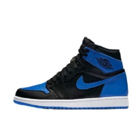 Nike Air Jordan 1 Royal Sko Herre Blå Hvite