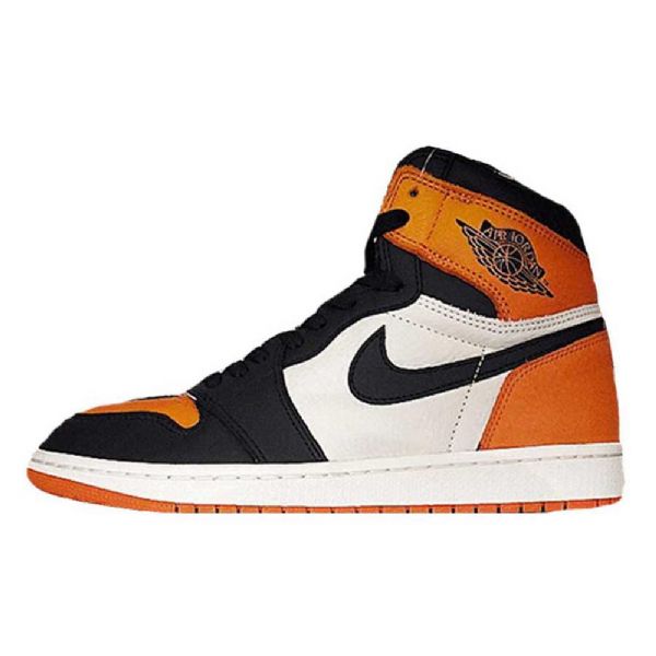 Nike Air Jordan 1 Shatteredboard Sko Herre Oransje Svarte Hvite