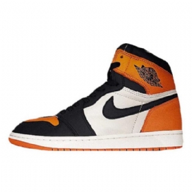 Nike Air Jordan 1 Shatteredboard Sko Herre Oransje Svarte Hvite