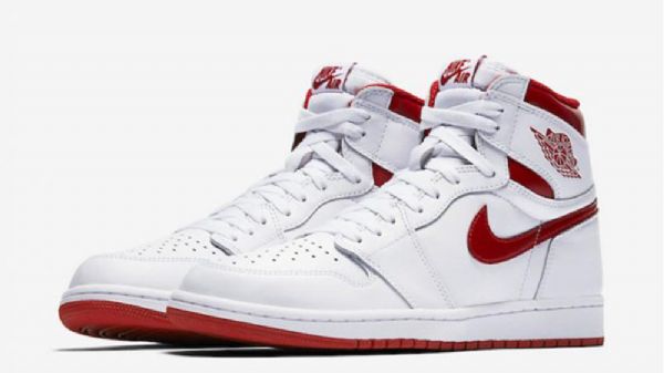 Nike Air Jordan 1 Sko Herre Rød