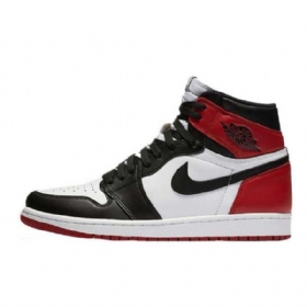 Nike Air Jordan 1 Sko Herre Svarte