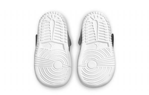 Nike Air Jordan 1 Sky Logo Td Sko Barn Grå Svarte
