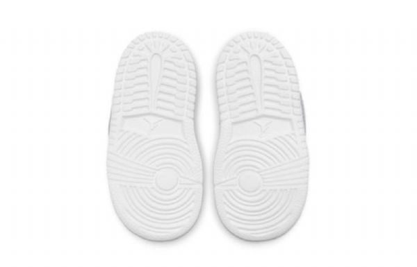 Nike Air Jordan 1 Sky Logo Td Sko Barn Hvite Rød Svarte