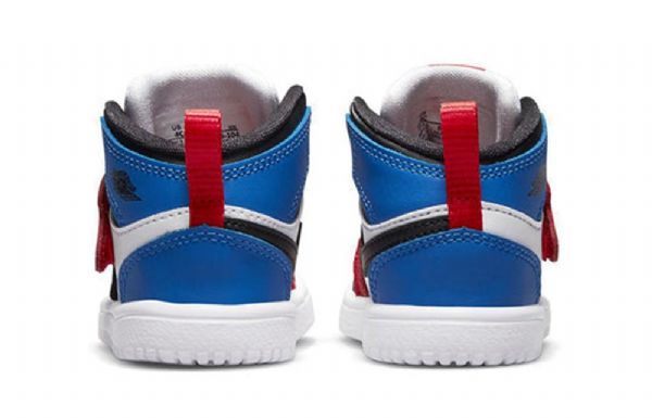 Nike Air Jordan 1 Sky Logo Td Sko Barn Rød Blå Hvite